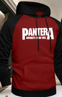 Image 1 of Pantera - Logo Hoodie Black Bordeaux