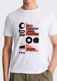 Image 2 of EFG London Jazz Festival 2025 T-shirt - White