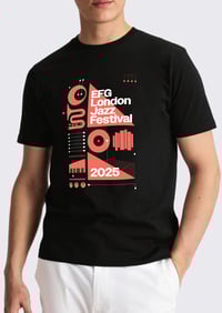 Image 2 of EFG London Jazz Festival 2025 T-shirt - Black
