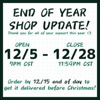 Store open from 12/5 - 12/28