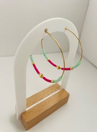 Image 2 of Bahama Breeze Beaded Earrings