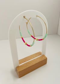 Image 1 of Bahama Breeze Beaded Earrings