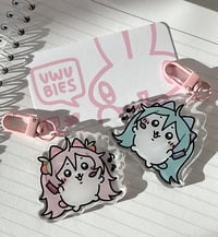 Image 2 of Hatsune Miku x Chiikawa Acrylic Charm