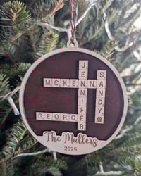 Scrabble Name Ornament