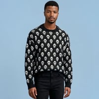 Jersey calaveras negro