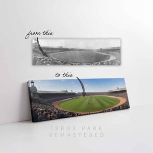 Image of Ibrox Park Remastered Print - Early 1900's