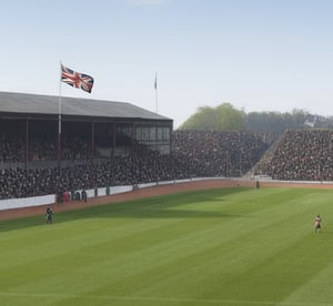 Image of Ibrox Park Remastered Print - Early 1900's