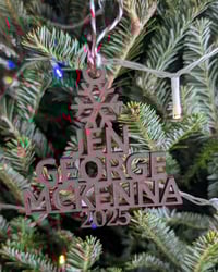 Personalized Family Tree Ornament