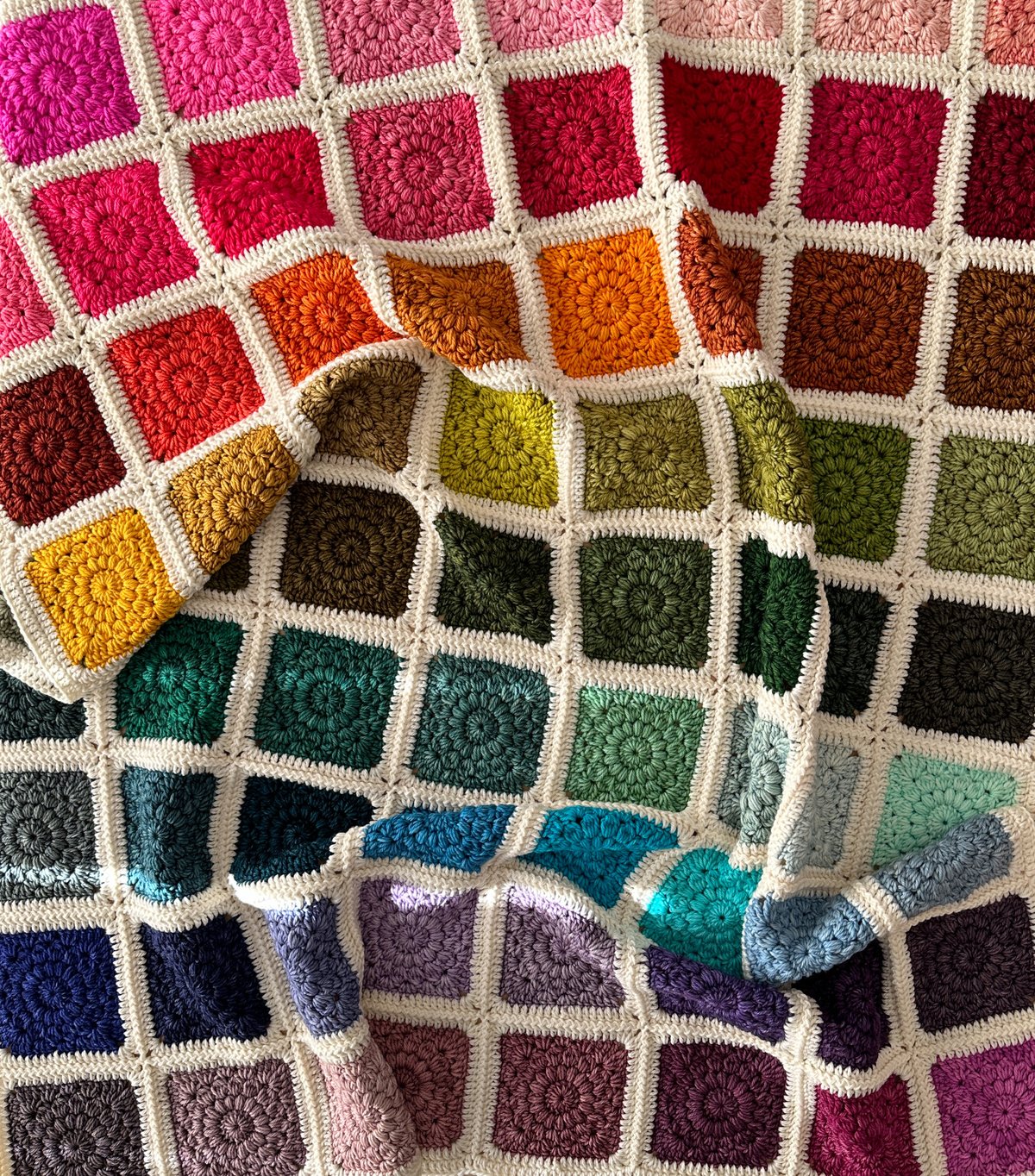 Rainbow Sunburst blanket