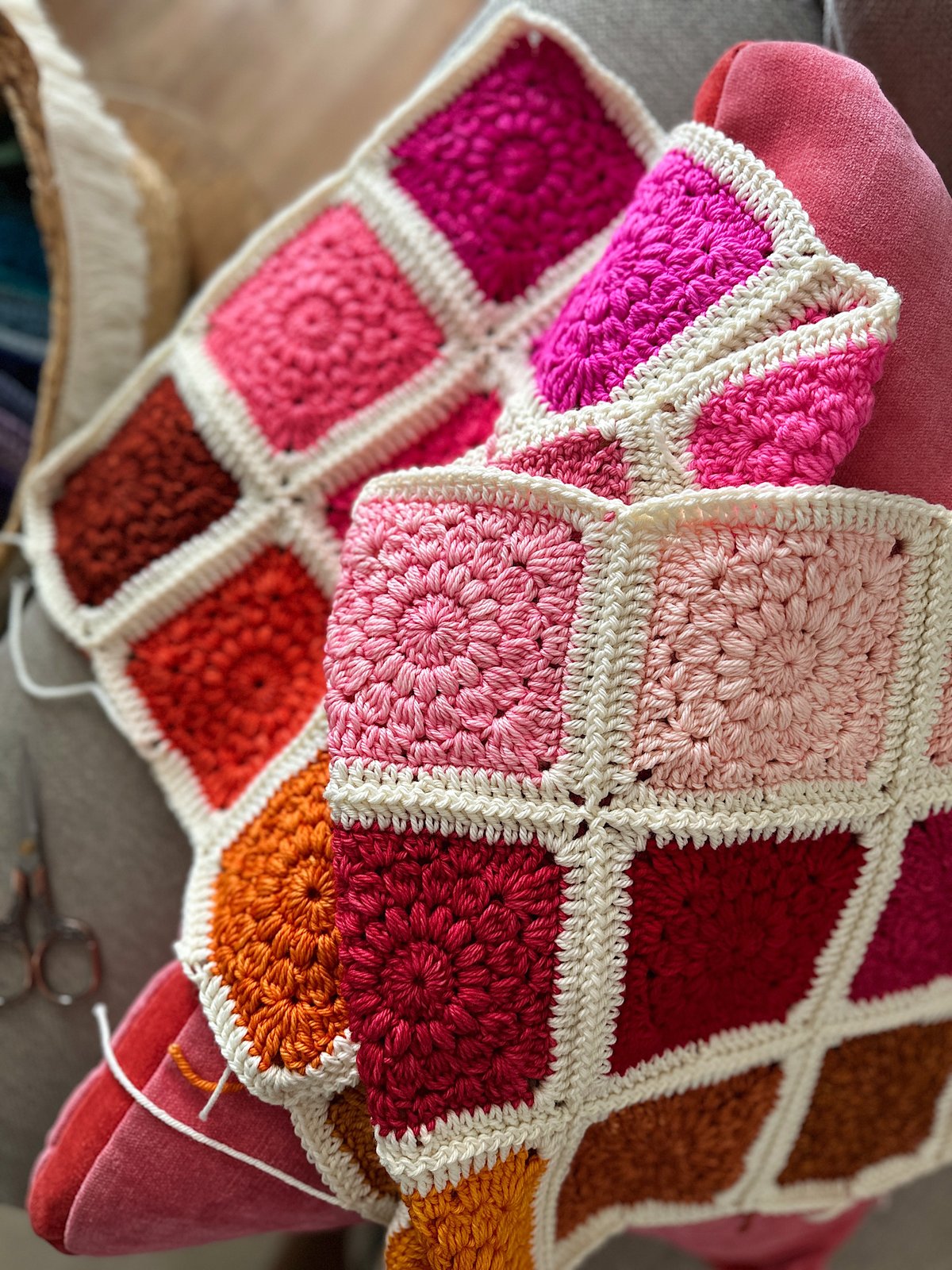 Rainbow Sunburst blanket