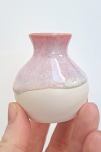 Image 5 of Miniature Porcelain Drippy Vases