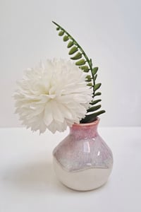 Image 3 of Miniature Porcelain Drippy Vases