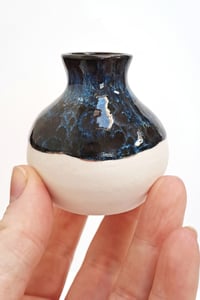 Image 7 of Miniature Porcelain Drippy Vases