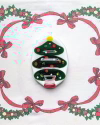 Image 3 of Fused Glass Christmas Soap or Trinket Dishes