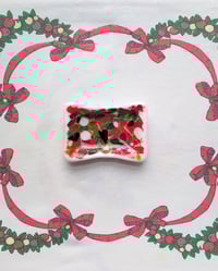 Image 4 of Fused Glass Christmas Soap or Trinket Dishes