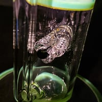 Image 3 of 2ND QUALITY!! GREEN ENERGY > ICY WHITE SATIN & GALAXY