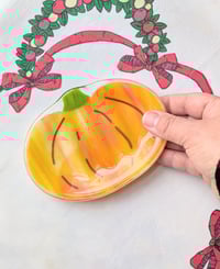 Image 3 of Fused Glass Harvest Soap or Trinket Dishes