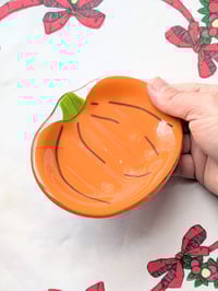 Image 4 of Fused Glass Harvest Soap or Trinket Dishes