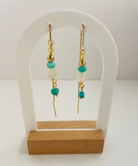 Image 1 of Aqua Waters Dangle Earrings