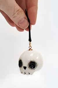 Image 2 of Porcelain Skull Bauble
