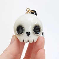 Image 1 of Porcelain Skull Bauble