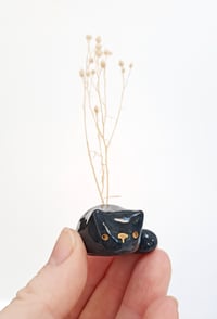 Image 1 of Small Black Cat Whisker Holders