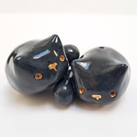 Image 7 of Small Black Cat Whisker Holders