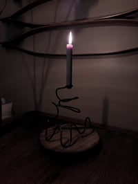 Image 1 of forged candlestick 1