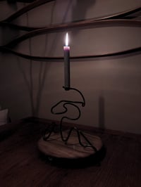 Image 3 of forged candlestick 1