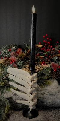 Deer Vertebrae candlestick #1