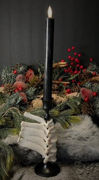 Deer Vertebrae candlestick #2