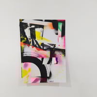 Image 1 of Collage abstrait A4 JZatoichi – 245