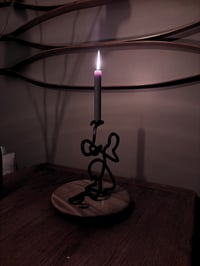 Image 2 of forged candlestick 2