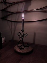 Image 1 of forged candlestick 2