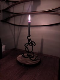 Image 5 of forged candlestick 2