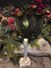 Selenite smoke cleansing wand