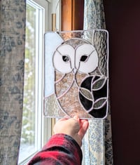 Image 3 of Color Changing Van Gogh Botanical Barn Owl 
