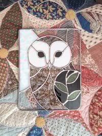 Image 1 of Color Changing Van Gogh Botanical Barn Owl 