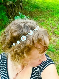 Image 1 of Shell and sunstone elastic headband