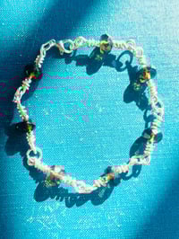 Image 3 of Smokey quartz wire wrapped link bracelet