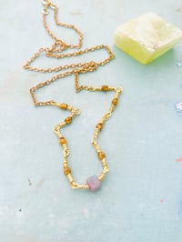Image 3 of Jasper and gold necklace