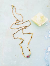 Image 4 of Jasper and gold necklace