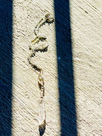 Image 6 of crystal and agate wire wrapped silver necklace