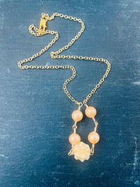 Image 4 of vintage beaded gold necklace