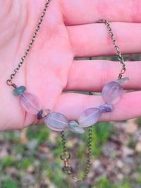 Image 6 of fluorite necklace on copper chain