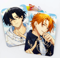 Sasaki to Miyano Foil Photocards