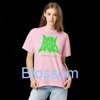 Image 23 of Comfort Colours Cotton Tee - Classic Logo Toxic Green - Many Colors Available - Free U.S. Shipping!