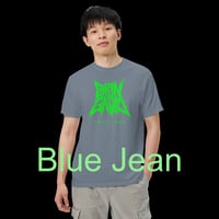 Image 14 of Comfort Colours Cotton Tee - Classic Logo Toxic Green - Many Colors Available - Free U.S. Shipping!