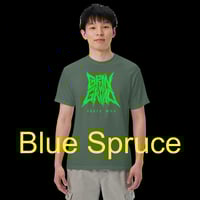 Image 13 of Comfort Colours Cotton Tee - Classic Logo Toxic Green - Many Colors Available - Free U.S. Shipping!