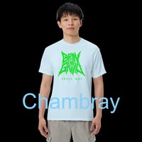 Image 24 of Comfort Colours Cotton Tee - Classic Logo Toxic Green - Many Colors Available - Free U.S. Shipping!
